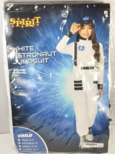 SPIRIT White Astronaut Jumpsuit CHILD Size MEDIUM 8 - 10 NASA Suit  Hat