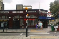 PHOTO  MAIDA VALE TUBE STATION  LONDON UNDERGROUND STATION IN MAIDA VALE IN INNE