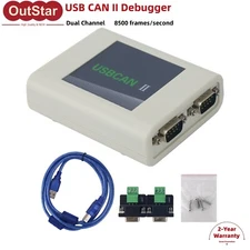 USBCAN II Industrial 2-Channel CAN Debugger 8500f/s Support CAN Repeat Offline