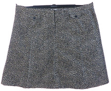 SK16673- VINTAGE TALBOTS Women's Cotton Corduroy A-Line Skirt Animal Size 24WP