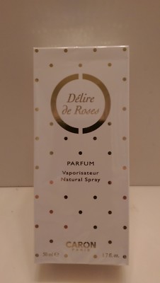 Caron Delire de Roses 1.7 oz / 50 ml Women Pure  Parfum SPRAY NEW IN BOX SEALED