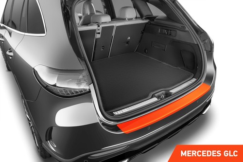 Lámina protectora de borde de carga para Mercedes Benz GLC 2 (II) X254 transparente brillante - Imagen 2 de 6