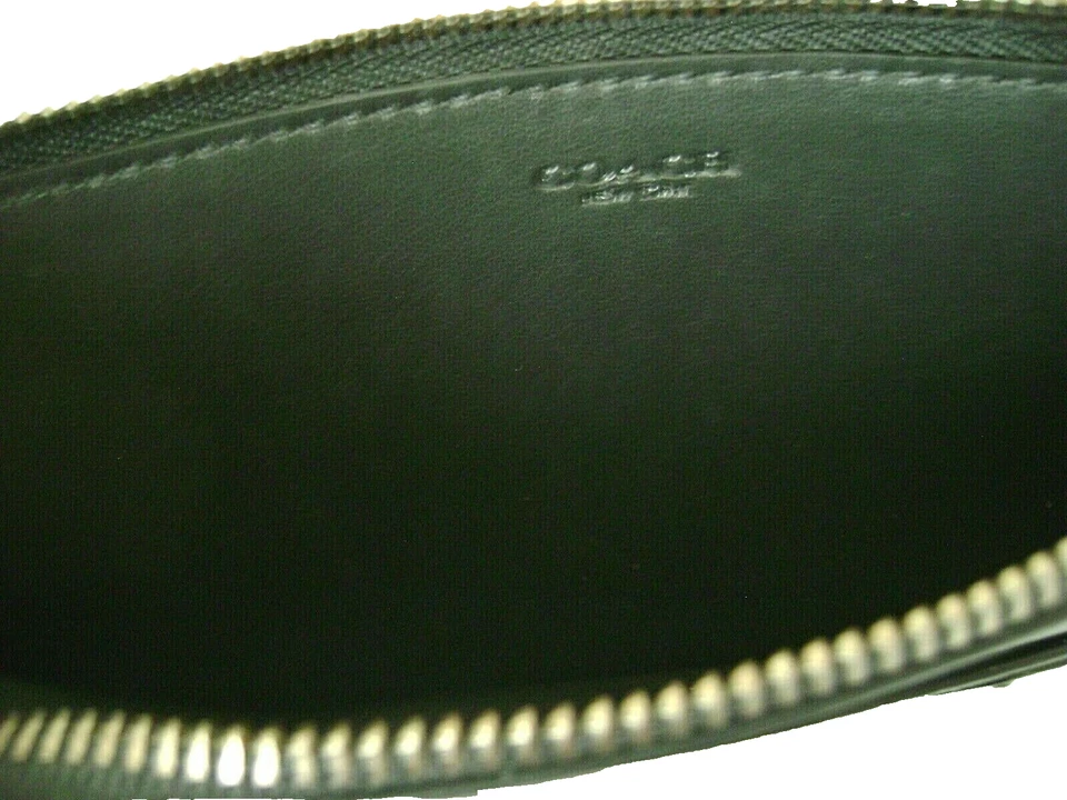Coach Zip Phone Wallet/Pouch, F38020, Leather, 8"x4", NWT $198.00, Unisex - Image 4 of 4