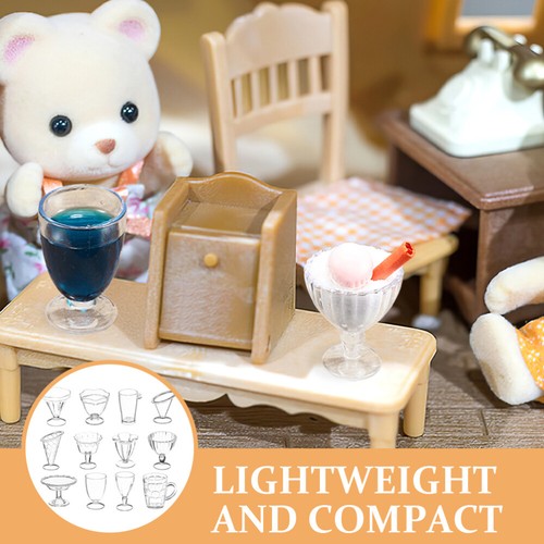24PCS Miniature Cups Model Multi-functional Mini Ice Cream Cup for Dollhouse - Picture 7 of 12