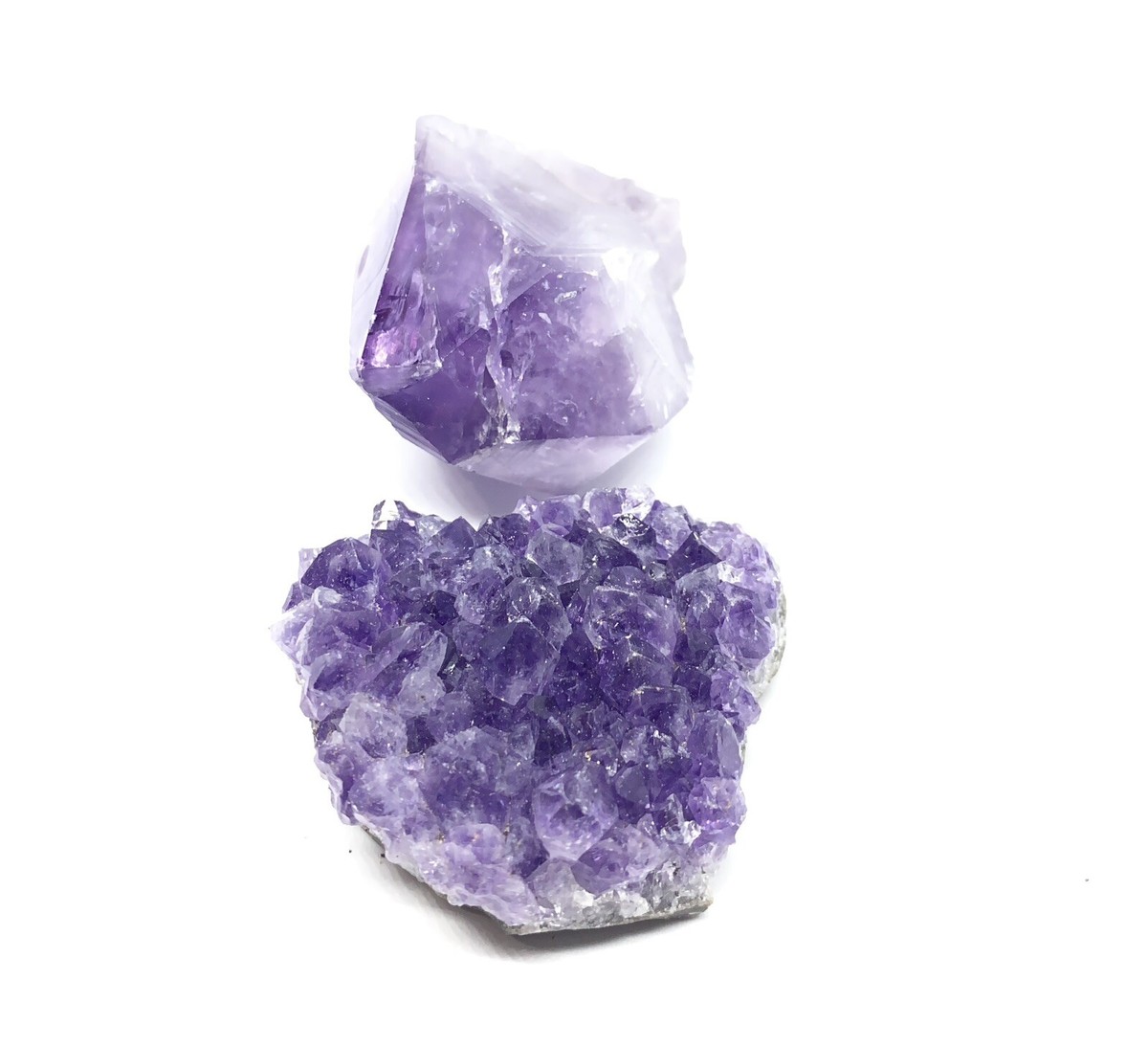 Amethyst Genuine Crystal & Cluster set 132g Total USA SELLER