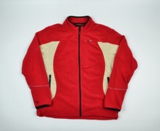 Icepeak Fleece Size Small 38 Women?s Red Cream Vintage Gorpcore Utility Jacket