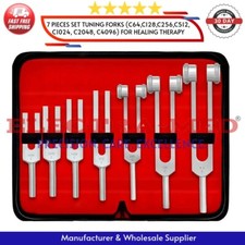 Tuning Fork Set of 7 For Healing Therapy Medical surgical diagnostic instruments