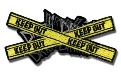 DURARARA!! DRRR KEEP OUT PATCH