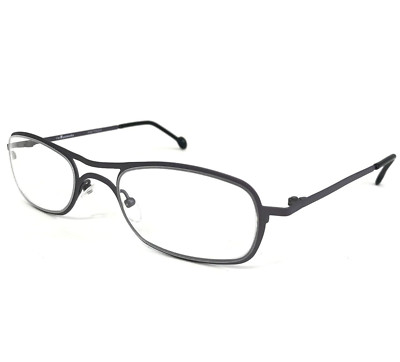 Vintage la Eyeworks Eyeglasses Frames SLIM 515 Matte Purple Oval 48-23-120