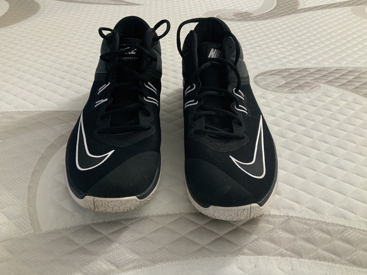 Size 13 - Nike Air Versitile 2 Black White for sale online