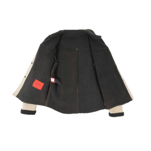 6200$ ISAIA NAPOLI Ivory Shearling Jacket Coat 100% Lambskin 38 US / 48 EU - Picture 3 of 8