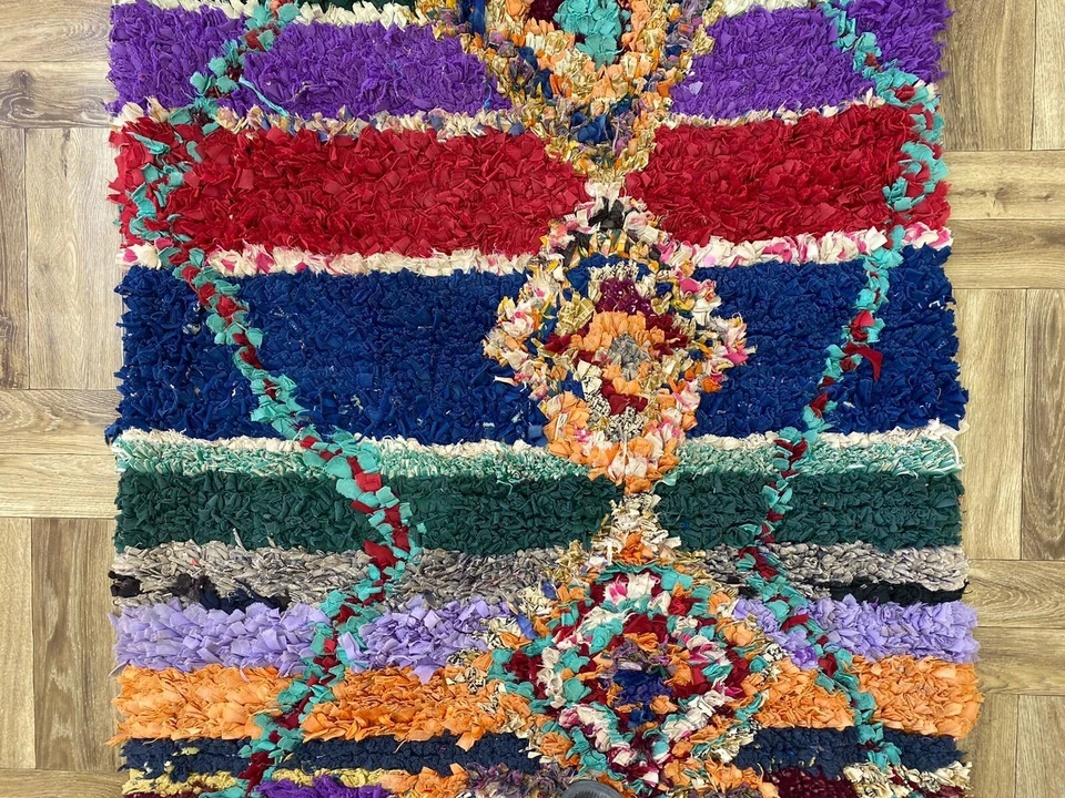 Teppiche Area Rug,Soft Entryway Kilim Runner,Solid Carpet,Living Room Rug,3x6'ft - Image 4 of 4