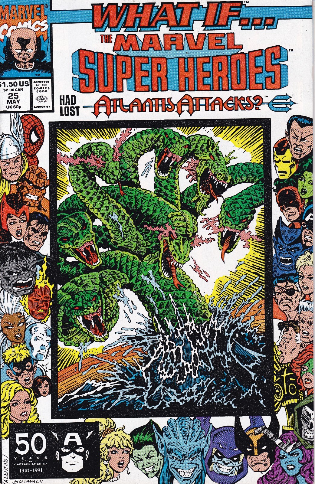 WHAT IF... #25 Marvel Super Heroes had lost Atlantis...? - Back Issue