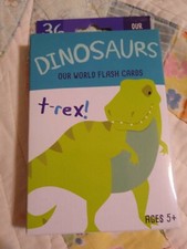 DINOSAURS   Educational Flash Cards Set of 36 Bendon NEW Free shipping 