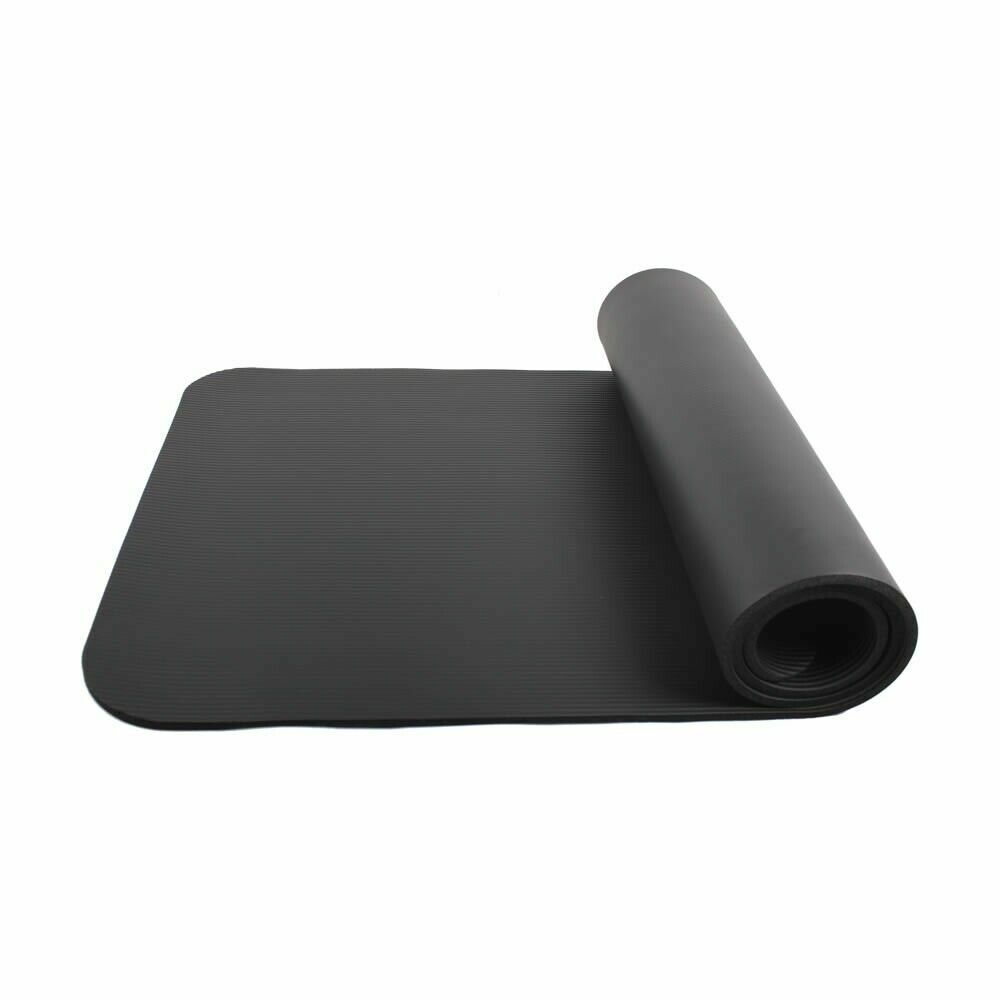 cheap black yoga mat