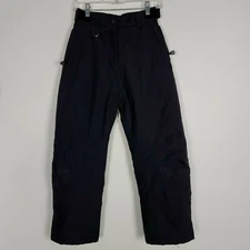 Castle X Girl's Youth Size M Black Insulated Winter Snowmobile Snow Pants