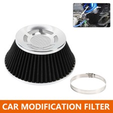 Black 3 76mm High Flow Dry Air Filter Cold Air Intake Air Filter Mushroom Head Black 3 76mm High Flow Dry Air Filter Cold Air Intake Air Filter Mushroom Head