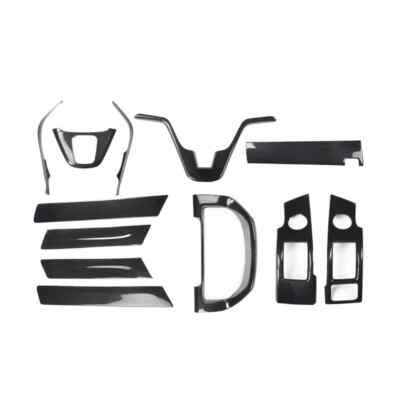 For Honda CRV CR-V 2007-2011 RHD ABS Carbon Fiber Accessories Interior  Stickers