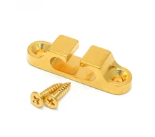 (1) Hipshot Gold Custom 2-String Bass Guitar String Guide/Retainer 2SR-02G
