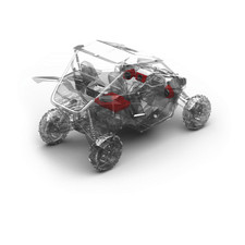 Rockford Fosgate YXZ-STAGE3 Subwoofer Stage 2 Stereo Front Lower Speaker Kit