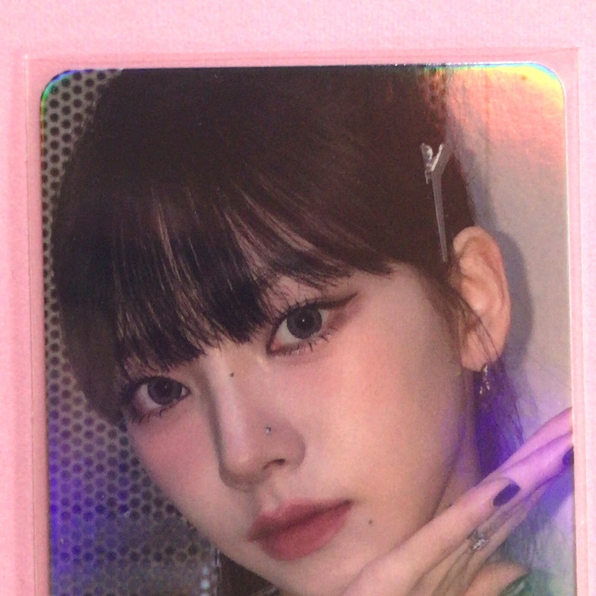 ALL FOR KARINA Aespa TCG Long black hair, denim neck Pause Foil