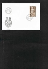 Liechtenstein Jewelry-FDC Mi. Nº 666 "Obispo Ortlieb von Brandis "