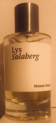 Eau De Parfum 100 ml LYS SOLABERG von Maison Crivelli es fehlt ca. 15 ml Neu