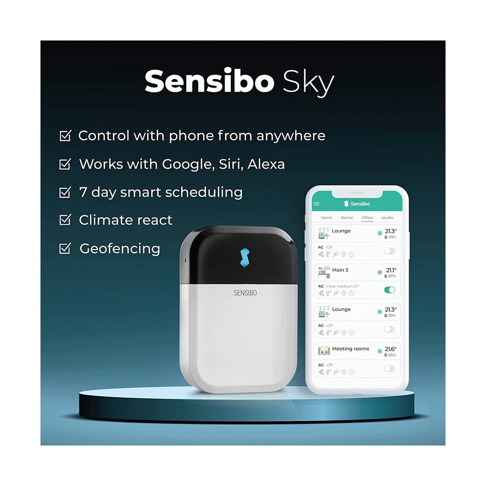 Sensibo Sky, Smart Wireless Air Conditioner Controller. Quick & Easy DIY Inst... - Image 2 of 4