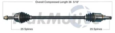 Surtrack Front Passenger Right CV Axle Shaft NI-8379