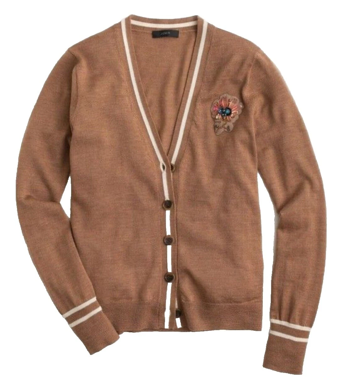 J.CREW Cardigan Floral Sweaters for Women