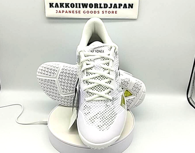 YONEX ECLIPSION シューズ ホワイト/ゴールド YONEX Badminton shoes POWER CUSHION ECLIPSION Z MEN White/Gold
