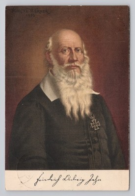 Friedrich Ludwig Jahn Gymnastics Educator Germany Moritz Werner Postcard