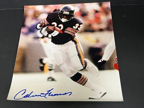 Calvin Thomas Chicago Bears Autographed Signed 8x10 Photo SBXX .