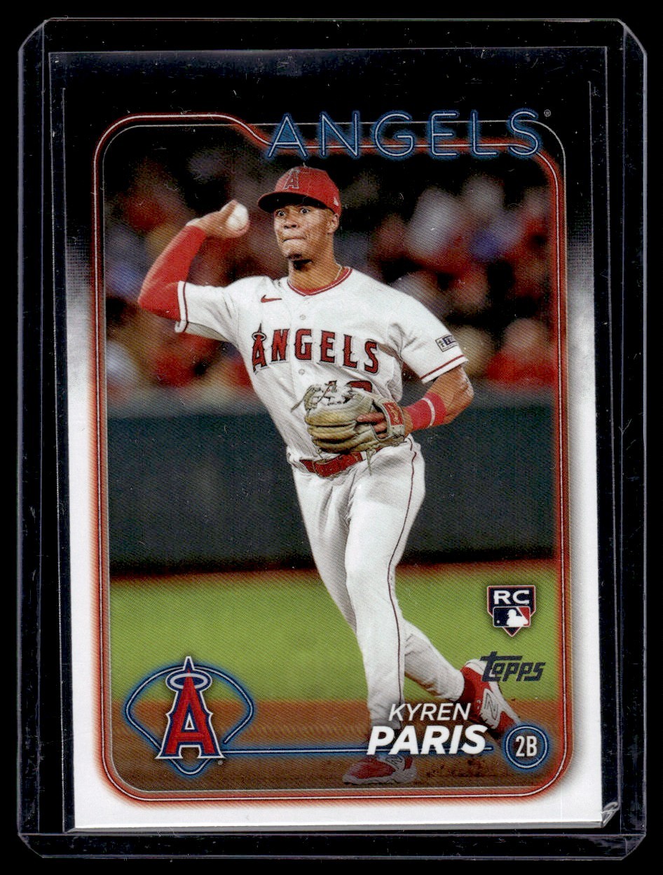 2024 Topps Kyren Paris Rookie Los Angeles Angels #549