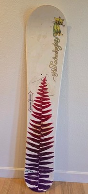 Vintage 1997 Jamie Lynn Fern Strange Cats Snowboard  Lib Tech