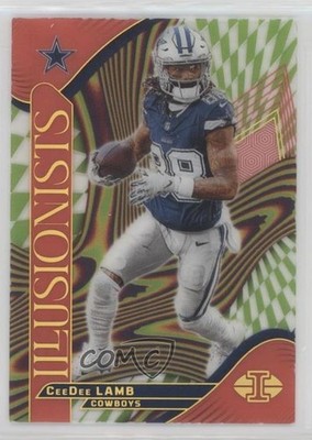 2024 Panini Illusions Illusionists Red 94/199 CeeDee Lamb #17 19jf