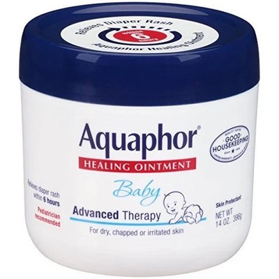 Aquaphor Baby Advanced Therapy Diaper Rash Ointment, 14 oz (5 Pack)