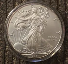 2011 American Silver Eagle Dollar 99.9% Silver 1 oz Brilliant Uncirculated Gem