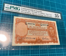 Pick # 25b R13 ND (1942) 10/- Shillings VF 35 EPQ