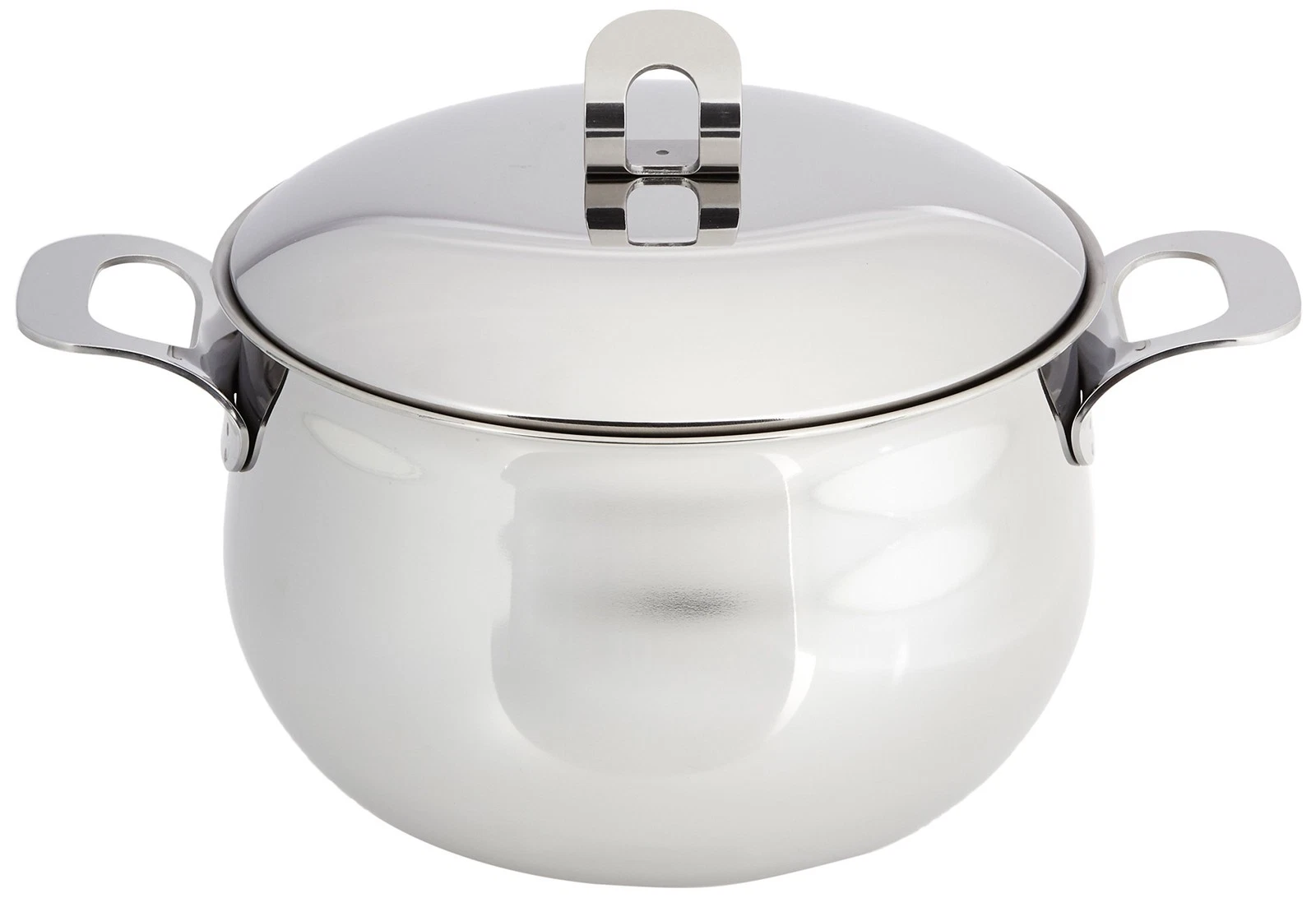 Made in Italy 7-1/2" QT Stainless Stockpot W/Sandwiched Base