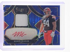 MASON GRAHAM 2025 SELECT ROOKIE RPA PATCH BLUE PULSAR /45 #RSMP-MGR BROWNS Q0305