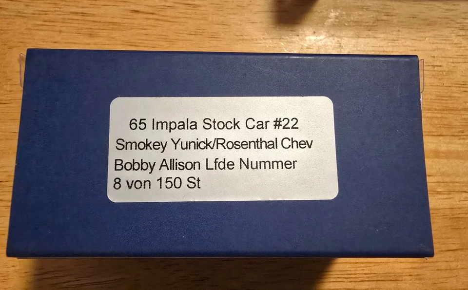 Coche Ranura Bauer Vincent 1965 Impala Smokey Yunick #22 HO #8 de 150 Foto 2 de 4