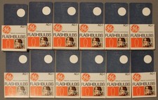 AG-1 Clear Flashbulbs, Full Box of 144, GE, Clear, Brand New, New Old Stock