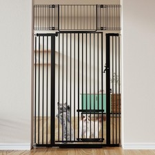 71" Extra Tall Pet Gate for Cats 29.5-40.6" Extra Wide Cat Gate with Adjustable