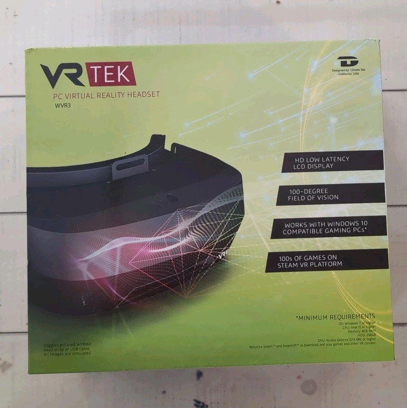 VR TEK WVR2 VR PC Virtual Reality Headset (complete)