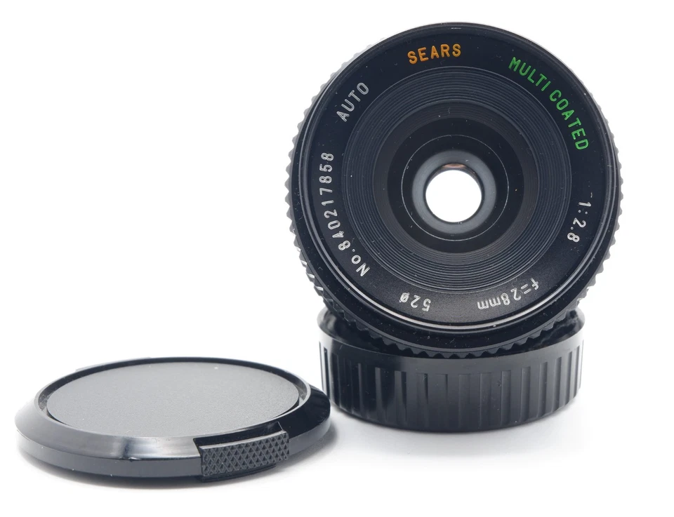 Sears Auto Multicoated 28mm f2.8 Wide Angle Macro Lens US seller w/Caps PK Mount - Image 4 of 4
