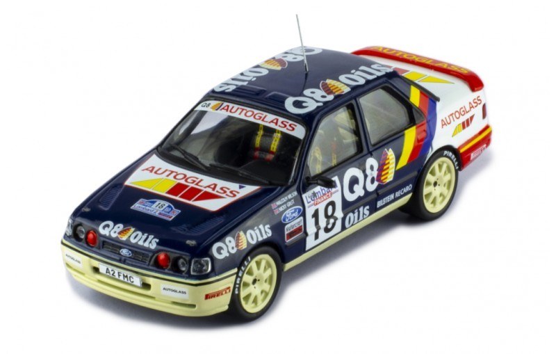 Miniature FORD Sierra RS Cosworth 1991 IXOMODELS 1/43 rallye RAC M.WILSON