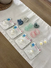 MAM Pacifiers Newborn Natural Latex Nipple BPA Free lot of 13