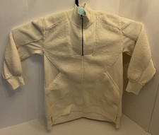Anthropologie Daily Practice Sherpa 1/2 Zip Fleece Pullover Womens M Sweater NWT