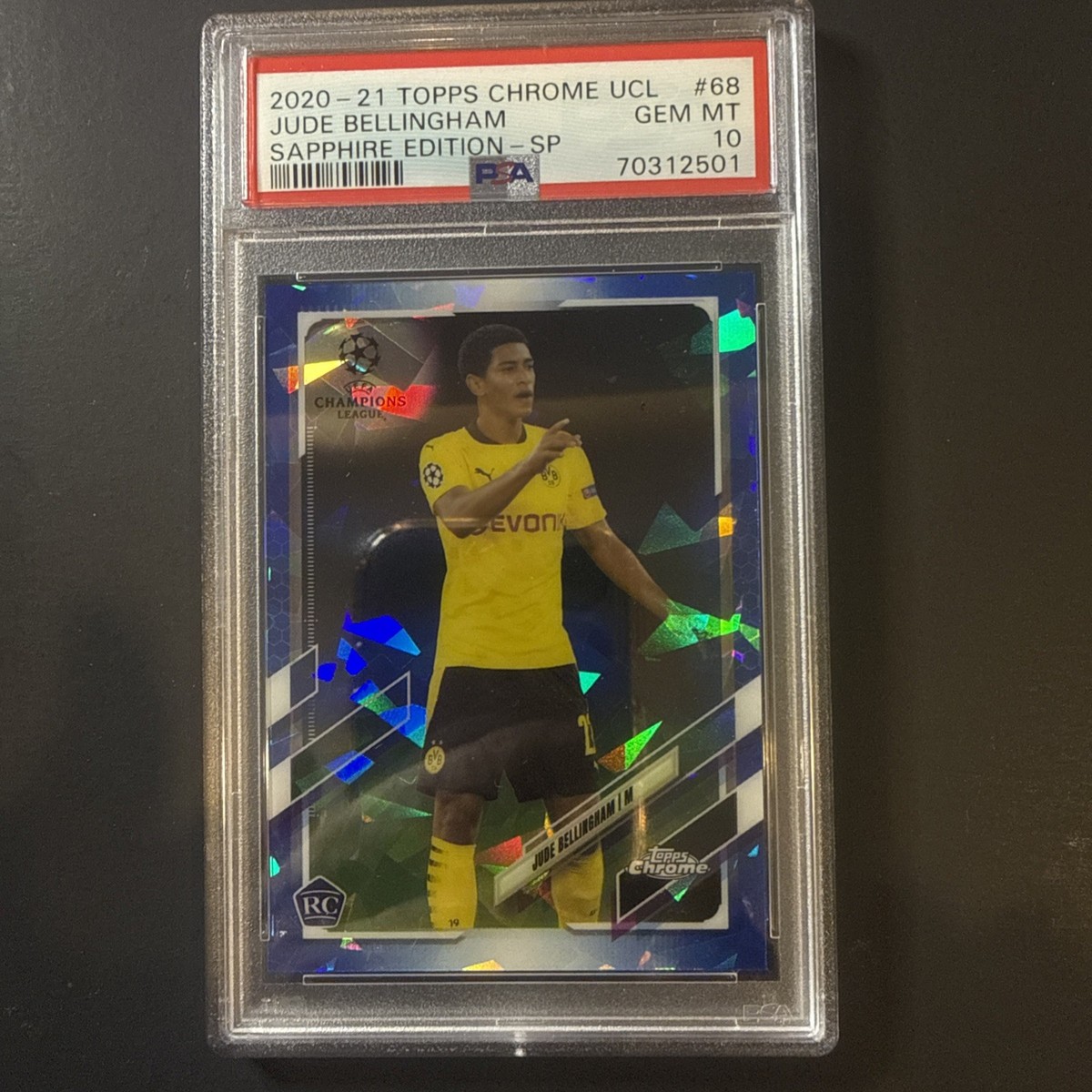 2020-21 Topps Chrome Uefa Champions League Sapphire Edition